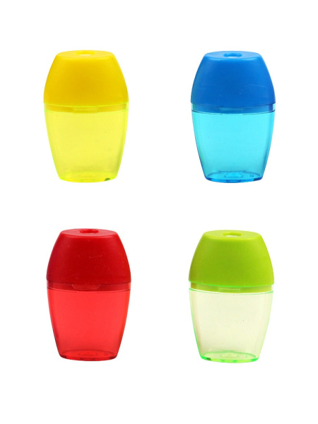 6_Точилка с контейнером, 1 отверстие PROF-PRESS ТК-3354, ассорти