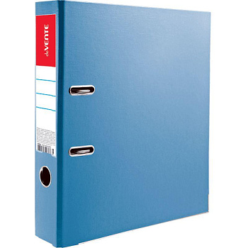 Папка-регистратор deVENTE корешок 50мм, ламинированная, с металлическим кантом, разборная, голубая