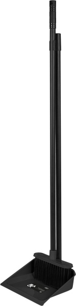 Набор для уборки Ленивка (совок+веник) Spin&Clean Black, черный