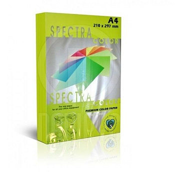 Бумага цветная А4 80 г/м2 зеленая неон (Cyber Green №321) 500л Spectra