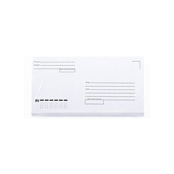 Конверт Е65 110*220мм Куда-Кому прямой клапан отрывная лента 1шт