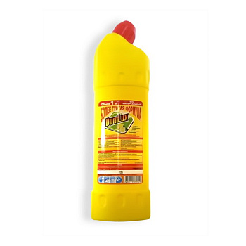 Чистящее средство 1л DOMLUX Гель Лимон (Аналог Доместоса), с отбеливающим эффектом