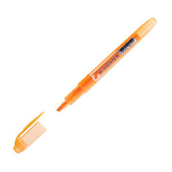 Текстовыделитель CROWN 4мм, оранжевый