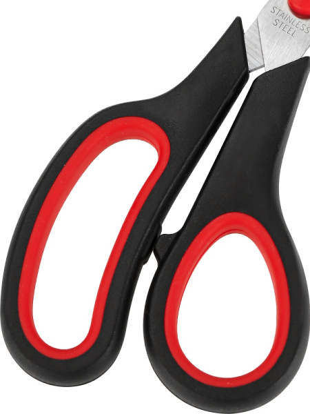 4_Ножницы 19см прорезиненные ручки PROFIT