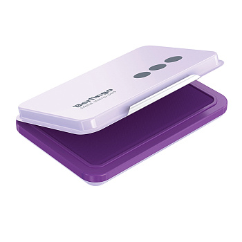 Штемпельная подушка 105*73мм Berlingo, фиолетовая