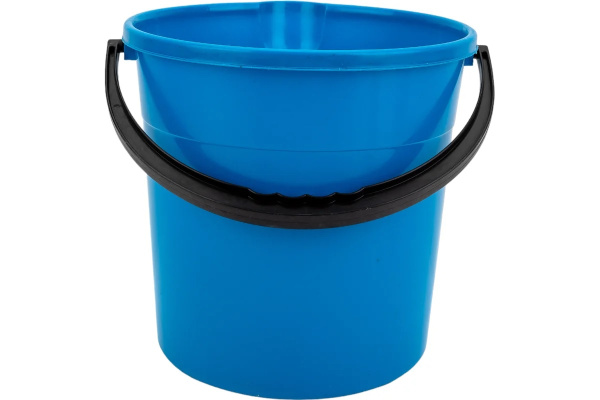 2_Ведро пластиковое 7л МУЛЬТИПЛАСТ Классика, с носиком, голубой_синий