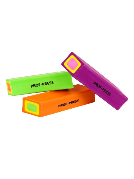3_Ластик для чернографитных карандашей 57_15_15мм PROF-PRESS Bright Moment, ассорти