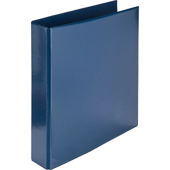 Папка на 4 кольцах, корешок 50мм, картон/ПВХ 1,95мм, Attache Selection, синяя