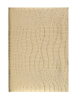 Ежедневник недатированный А5 ATTOMEX Arkona, бумвинил, золотистый, 136л