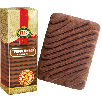 Печенье сахарное ПРИМОРСКИЙ КОНДИТЕР "Трюфельное с корицей", 300г