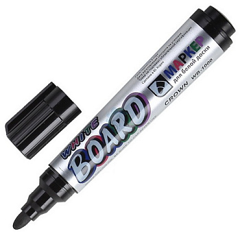 Маркер для доски CROWN 3мм, черный