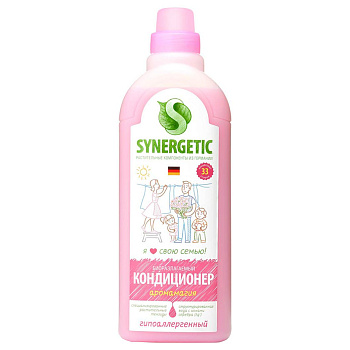 Кондиционер для белья 1л SYNERGETIC Аромомагия, неконцентрат