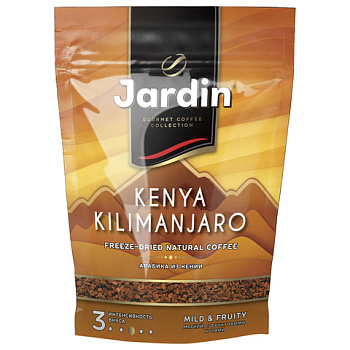 Кофе растворимый 150г JARDIN Kenya Kilimanjaro (Кения Килиманджаро) №3, сублимированный, в мягкой упаковке