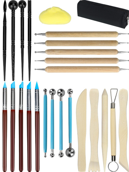 Набор инструментов для лепки и моделирования PROF-PRESS, 23шт