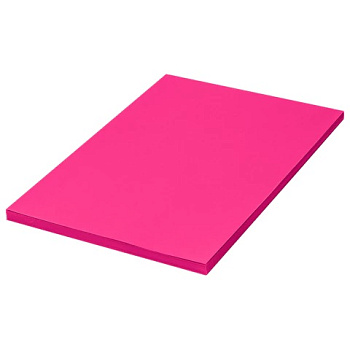 Бумага цветная А4 75г/м2, малиновая неон Cyber Fuchsia (Cyber Red №350), 500л COLORCODE