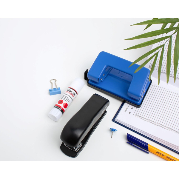 8_Степлер №24_6, 26_6 до 20л Attache, черный