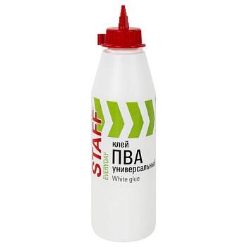 Клей ПВА 0,5кг универсальный STAFF, морозоустойчивый
