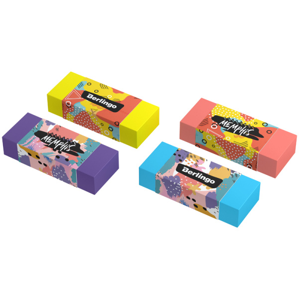 Ластик для чернографитных карандашей 50_20_11мм Berlingo Memphis