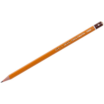Карандаш чернографитный B KOH-I-NOOR 1500, профессиональный