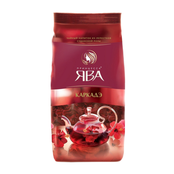 Чай листовой ПРИНЦЕССА ЯВА Каркадэ, 80г