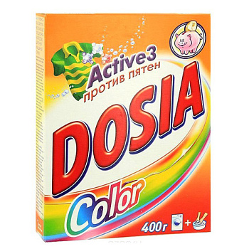 Стиральный порошок-автомат 400гр, DOSIA Color