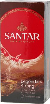 Чай пакетированный SANTAR Legendary Strong, черный, 25п*2г
