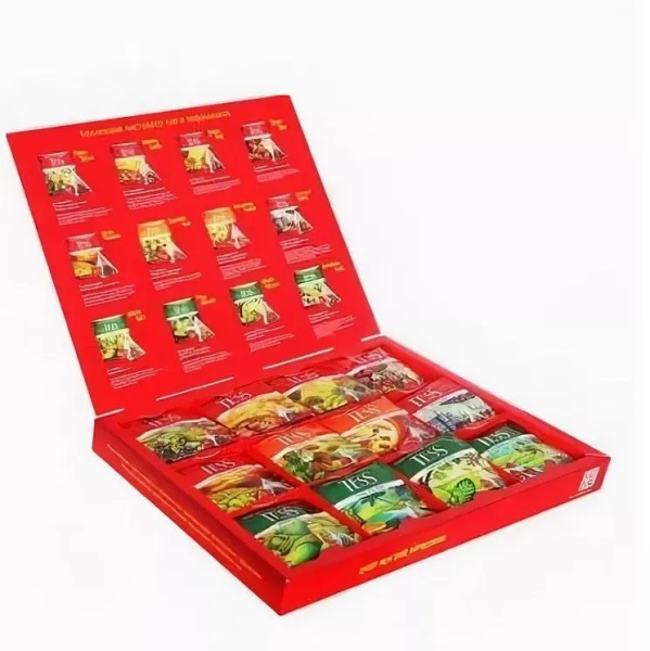 2_Чай TESS, набор 12 вкусов, 60 пакетиков