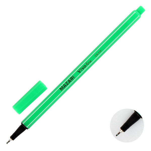 2_Набор капиллярных ручек линеров Mazari 6 цветов