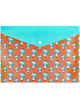 Папка-конверт на кнопке А4 0,18мм PROF-PRESS Boy