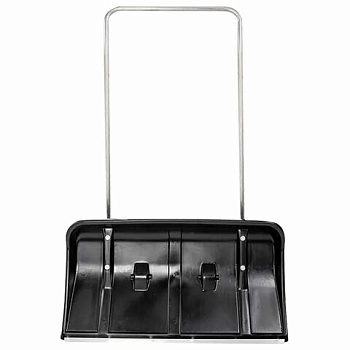 Лопата снеговая (скрепер) 820*450мм, высота 120см, пластик, металлическая ручка, на колесах