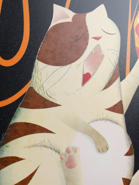 4_Папка на молнии А4 PROF-PRESS Котик и Пицца, непрозрачная пластиковая