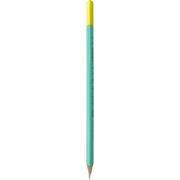 4_Карандаш чернографитный HB deVENTE Triolino Pastel, с ластиком, трехгранный, ассорти
