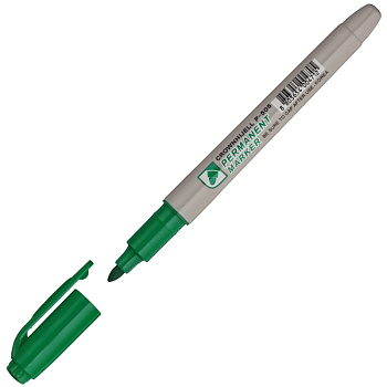 Маркер перманентный CROWN Multi Marker Slim P-505, 2мм, зеленый