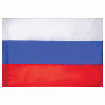 Флаг РОССИИ 90*135см, полиэфирный шелк BRAUBERG/STAFF