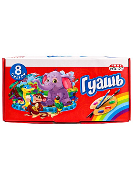 Гуашь 8 цветов по 20мл PROF-PRESS