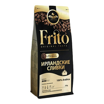 Кофе в зернах 250гр FRITO Coffee Ирландский крем