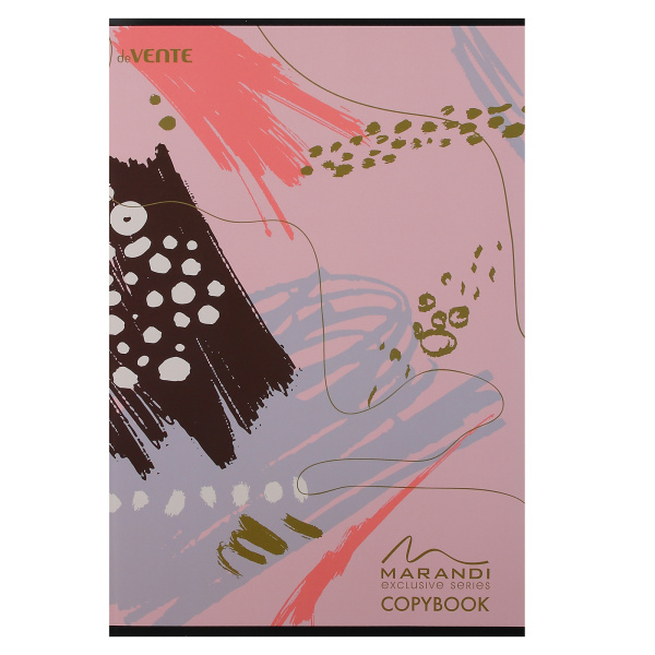 Тетрадь А4 80л клетка, скоба deVENTE Marandi