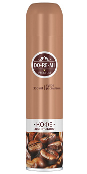 Освежитель воздуха До-Ре-Ми Premium Кофе 330мл, сухое распыление