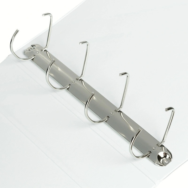 2_Папка панорама на кольцах Esselte 75мм 4 кольца белая