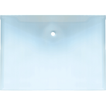 Папка-конверт на кнопке А4 0,18мм deVENTE, прозрачная