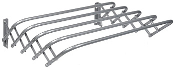 Сушилка для белья настенная НИКА СН60/C, длина сушильного полотна 3м, металл, серебро