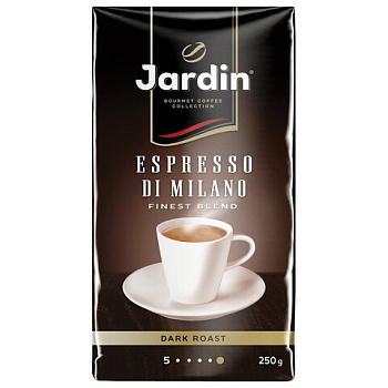Кофе молотый 250г JARDIN Espresso di Milano ((Эспрессо ди Милано) ) №5, натуральный