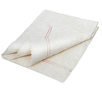 Тряпка для мытья пола 60*80см, хлопок YORK, 260г/м2, белая