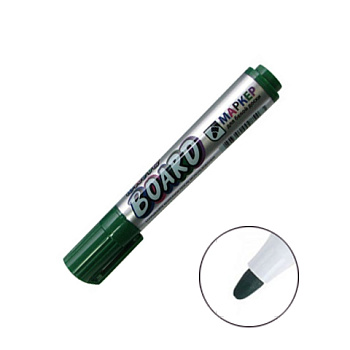 Маркер для доски CROWN 3мм, зеленый