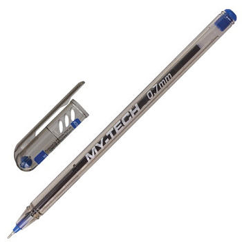 Ручка шариковая масляная, 0,7мм PENSAN My-Tech СИНЯЯ