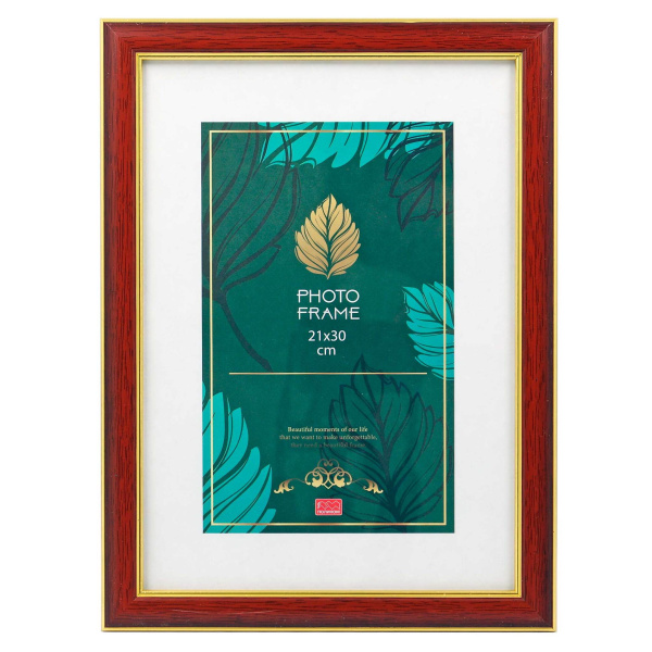 Фоторамка 21_30см пластик, умбра Адриатика