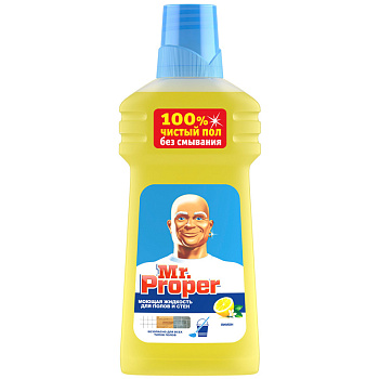 Средство для мытья пола и стен 500мл MR.PROPER Лимон