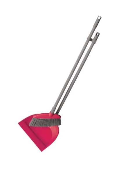 Набор для уборки Ленивка (совок+веник) YORK 25_88_21см, ассорти