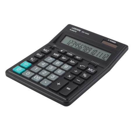 2_Калькулятор 16 разрядов deVENTE DD-4446, 153x199мм, двойное питание