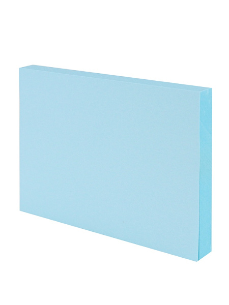 4_Блок самоклеящийся (стикеры) 76_101мм, 100л, пастельный, голубой PROF-PRESS